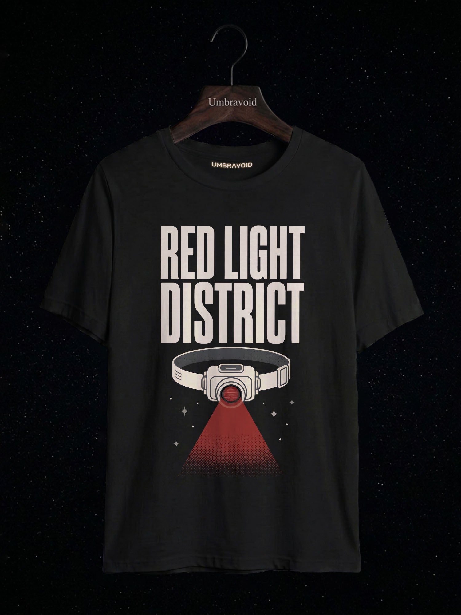 Red Light District astronomy t-shirt | Umbra Void
