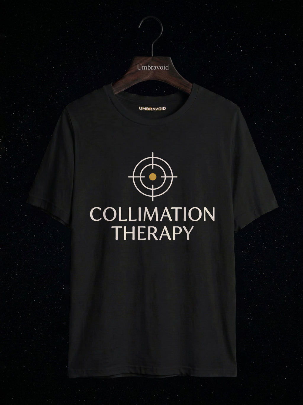 Collimation Therapy astronomy t-shirt | Umbra Void