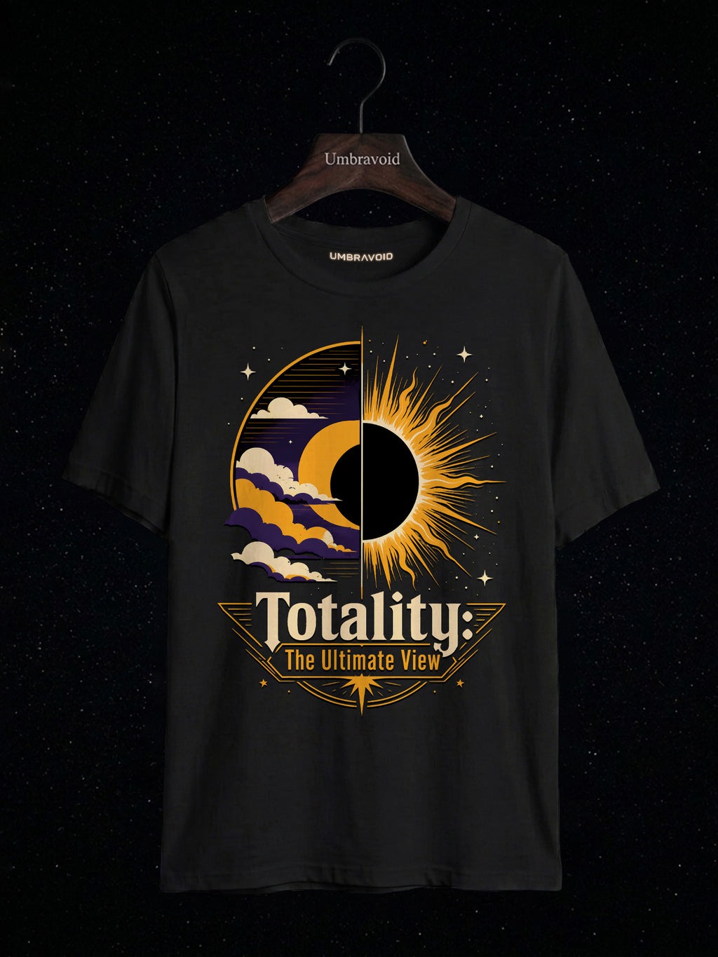 The Ultimate View astronomy t-shirt | Umbra Void