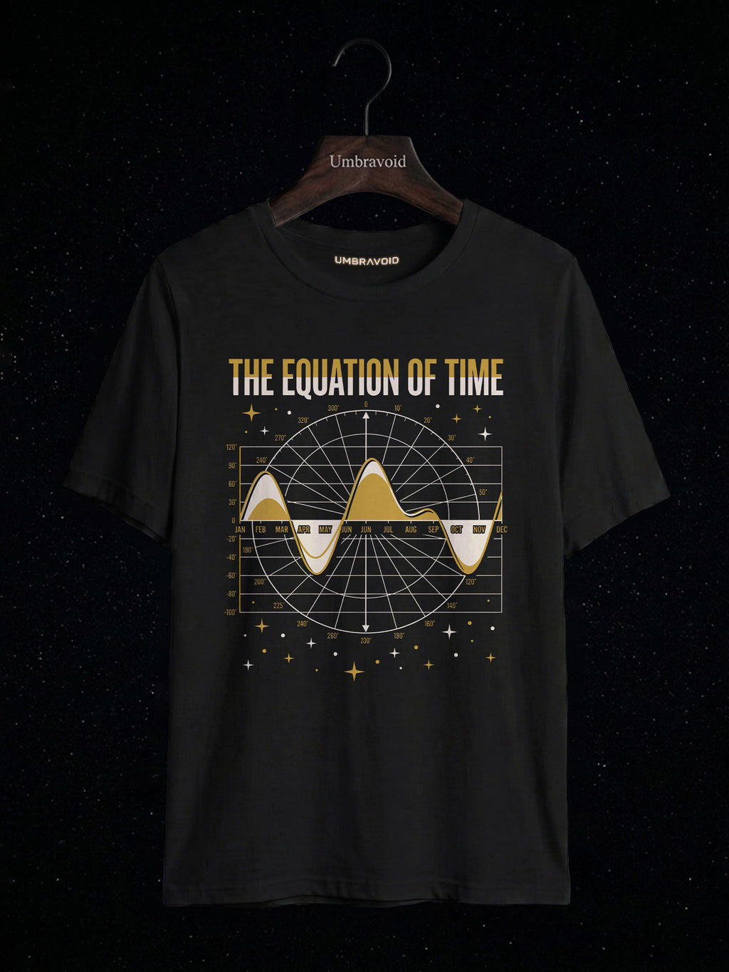 The Equation Of Time astronomy t-shirt | Umbra Void