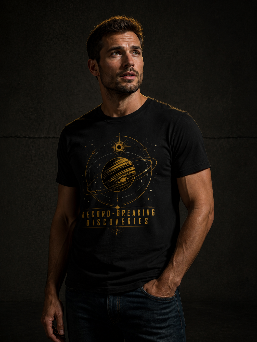 Record-Breaking Discoveries astronomy t-shirt | Umbra Void