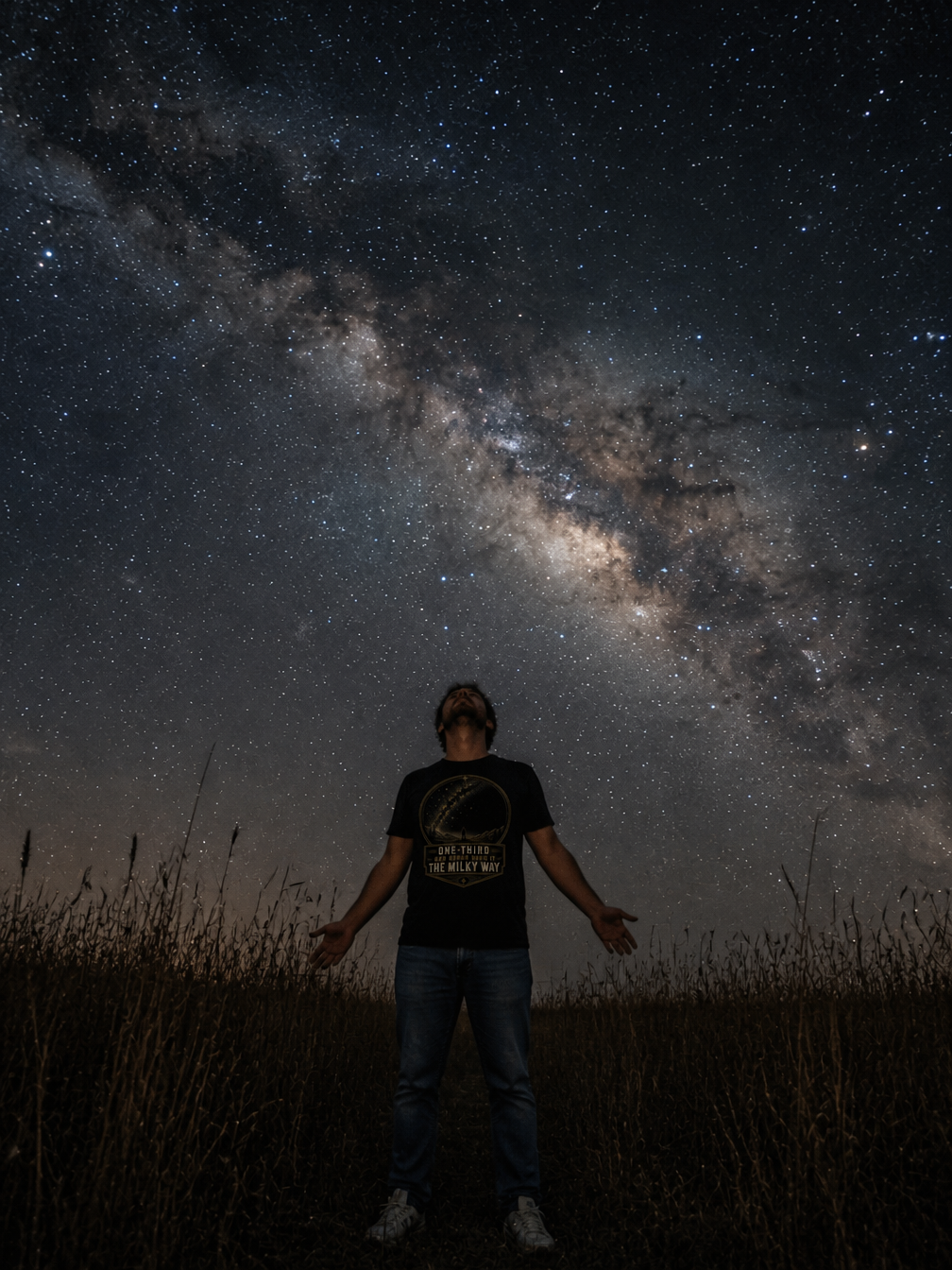 One-Third Has Never Seen The Milky Way astronomy t-shirt | Umbra Void