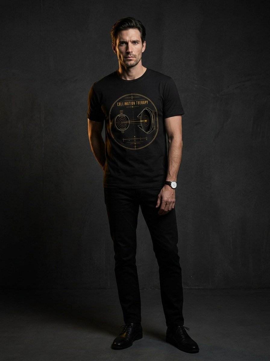 Collimation Therapy Mirror Alignment astronomy t-shirt | Umbra Void
