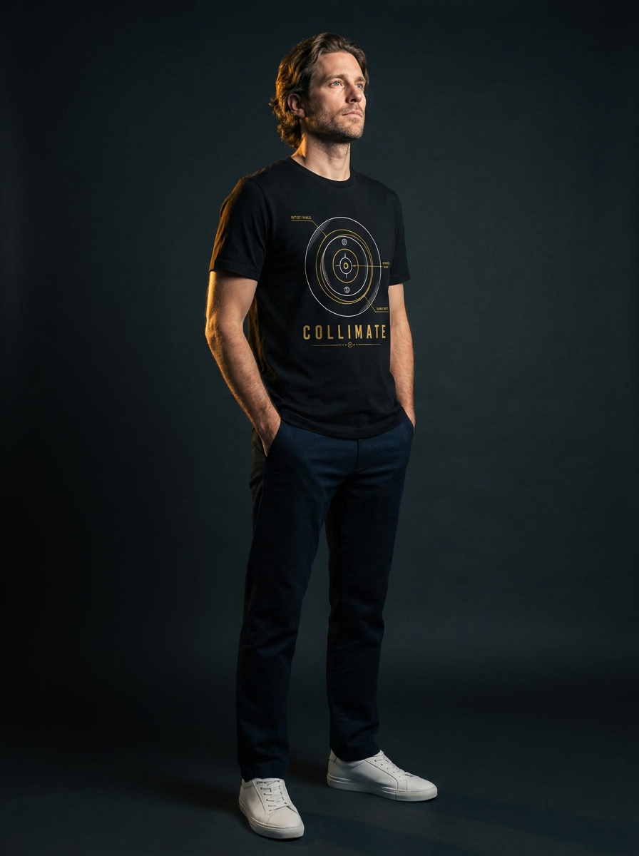 Collimate Primary Mirror astronomy t-shirt | Umbra Void