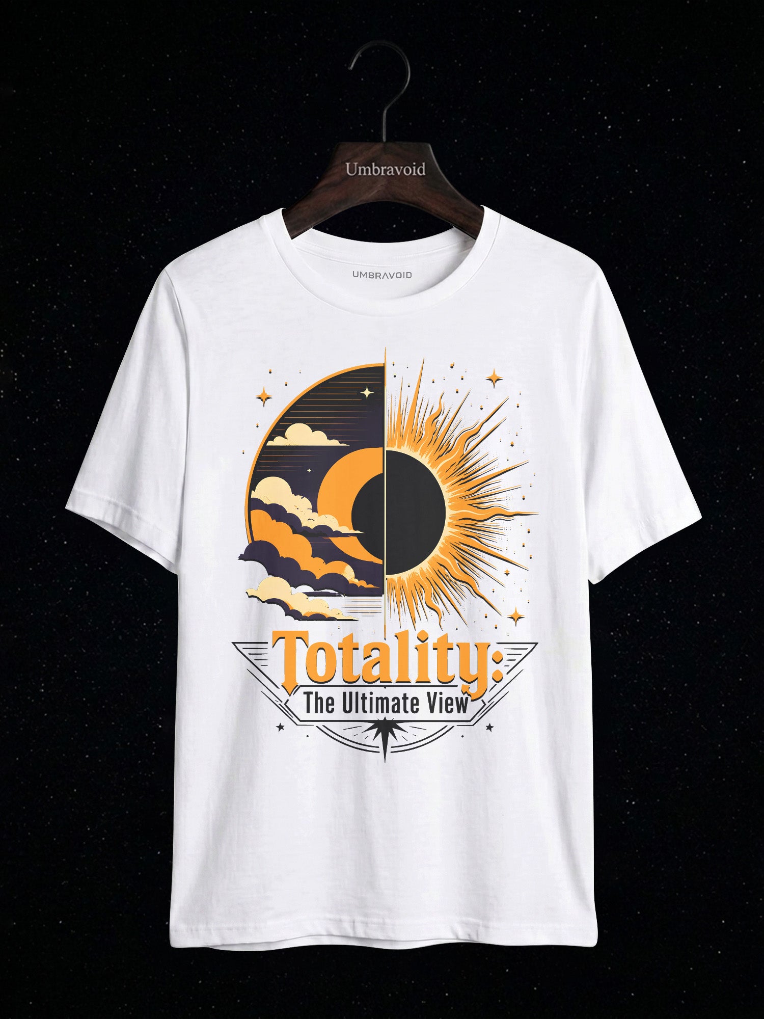 The Ultimate View astronomy t-shirt | Umbra Void