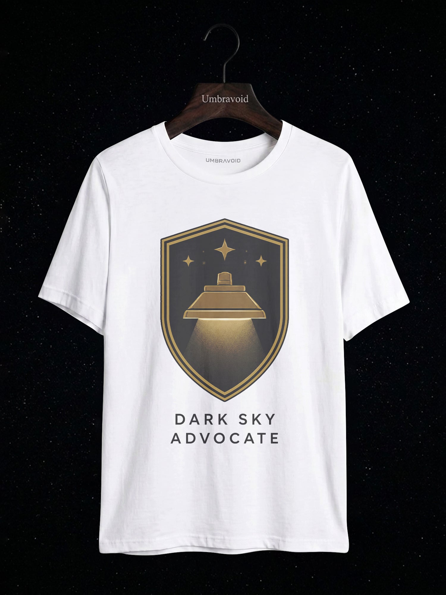 Dark Sky Advocate astronomy t-shirt | Umbra Void