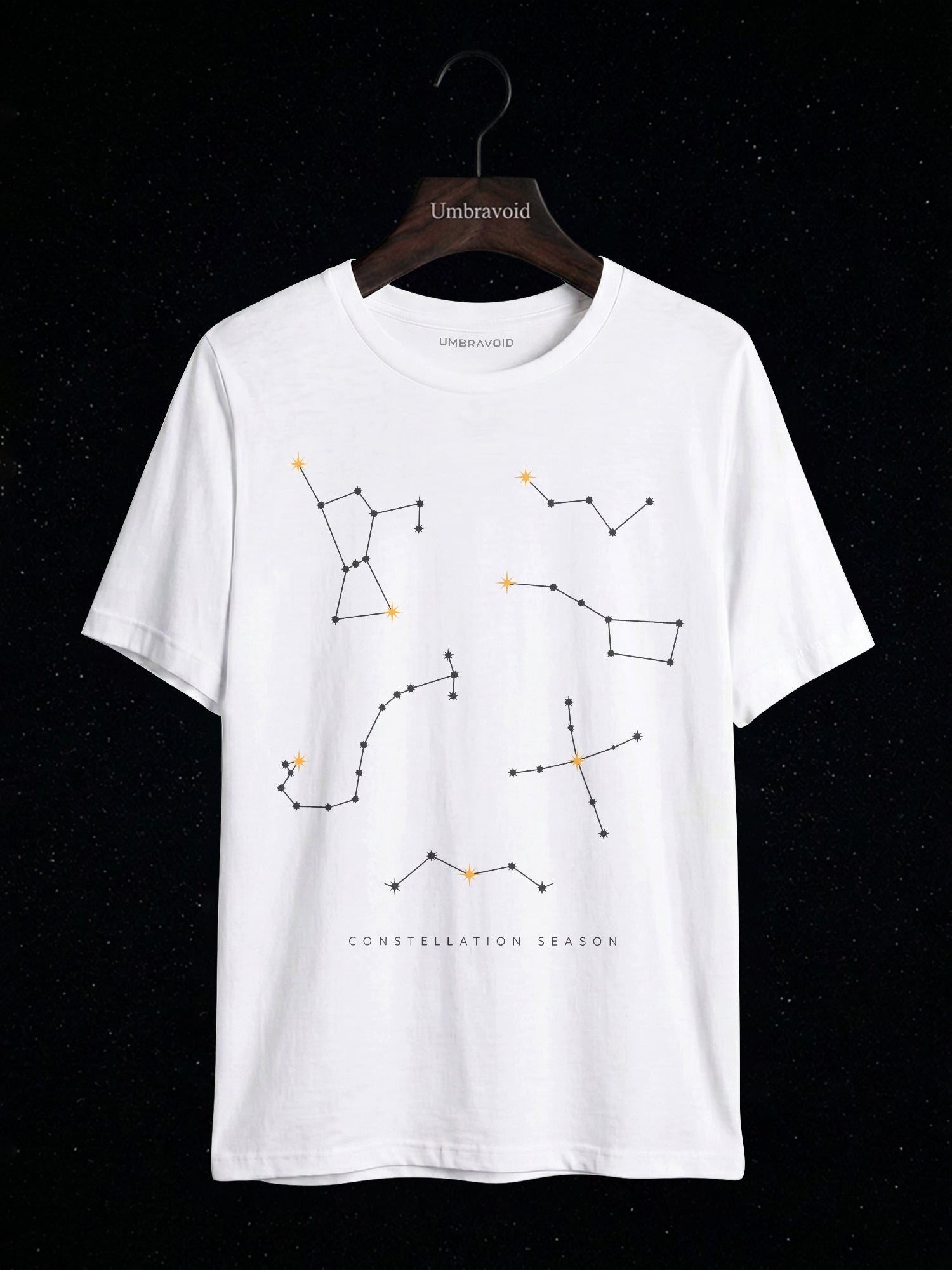 Constellation Season astronomy t-shirt | Umbra Void