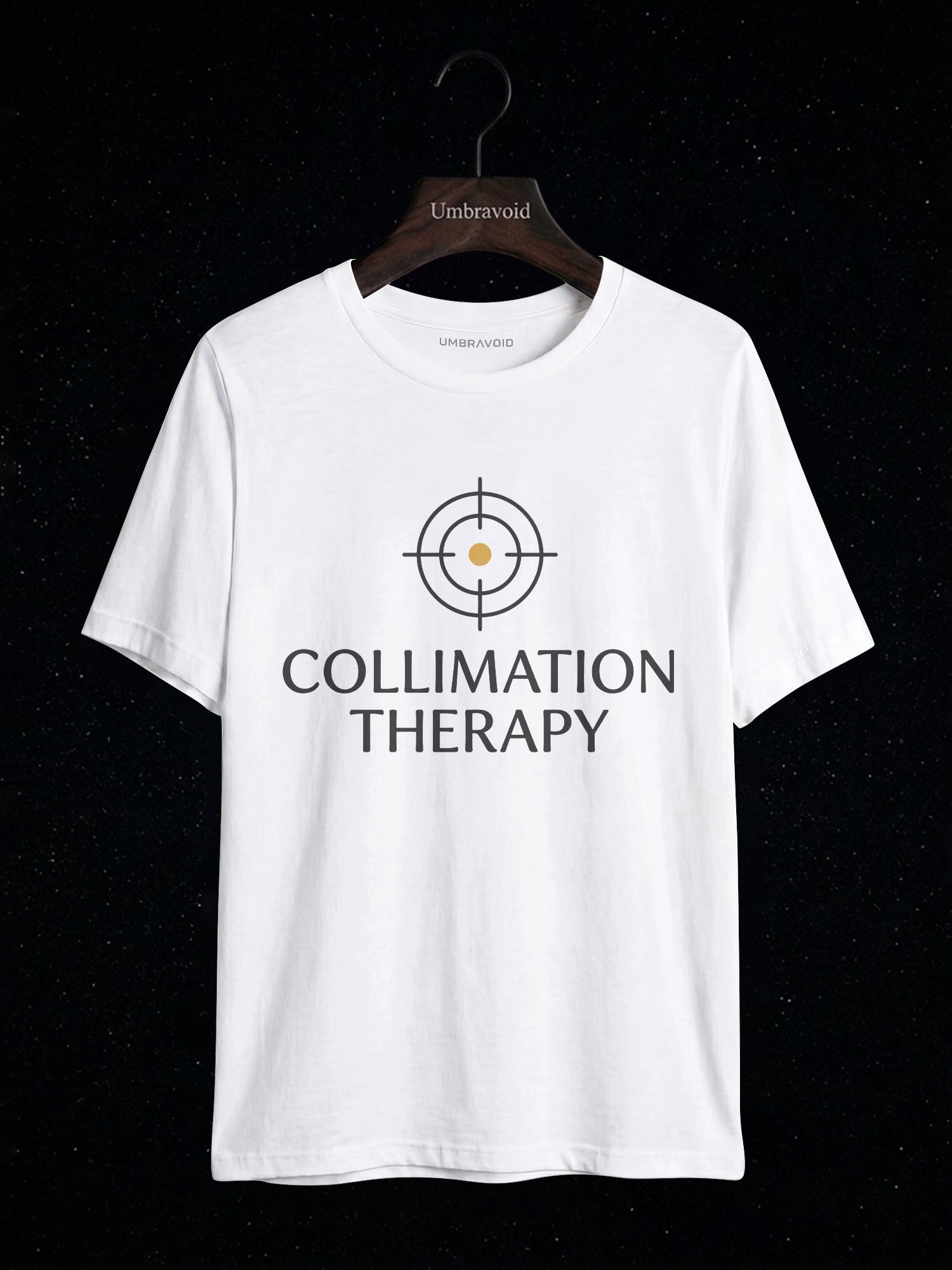 Collimation Therapy astronomy t-shirt | Umbra Void