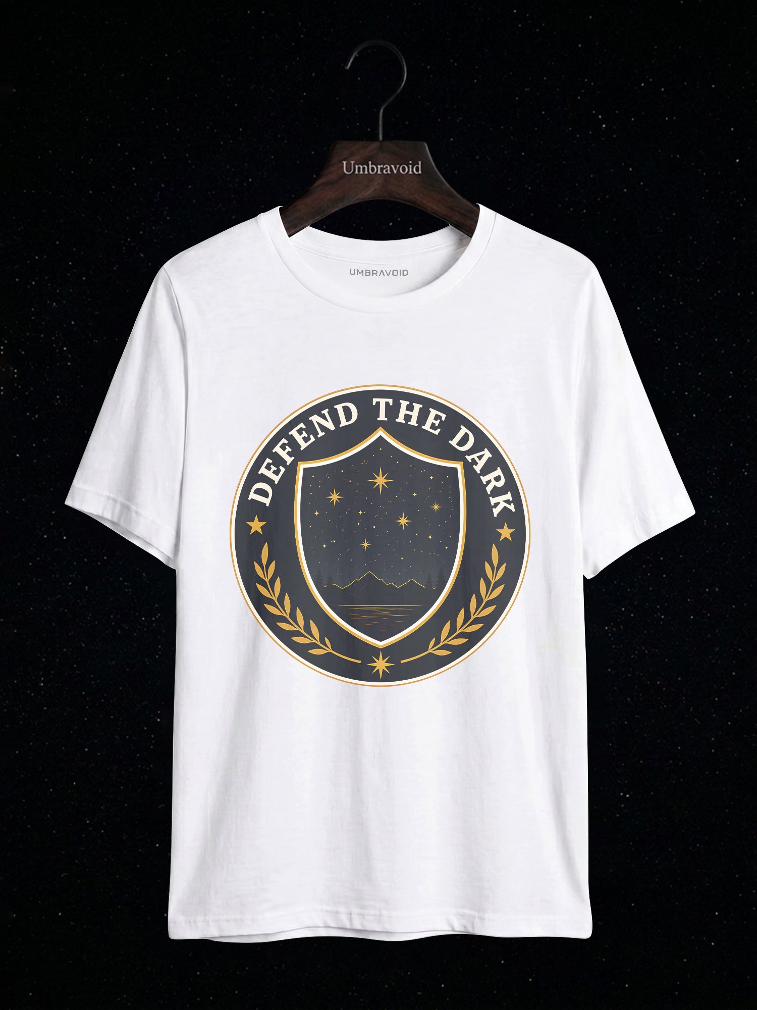 Defend The Dark astronomy t-shirt | Umbra Void
