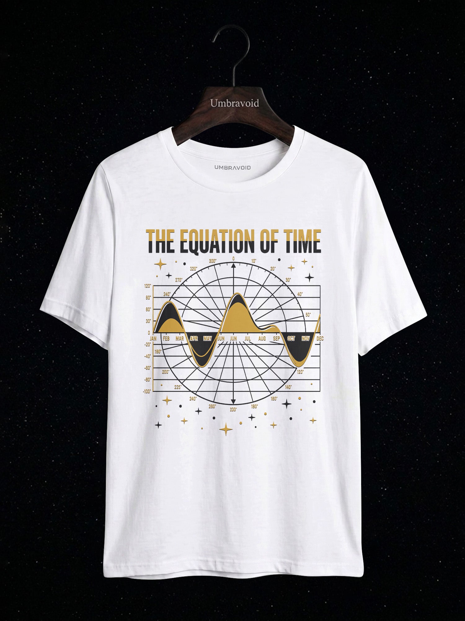 The Equation Of Time astronomy t-shirt | Umbra Void