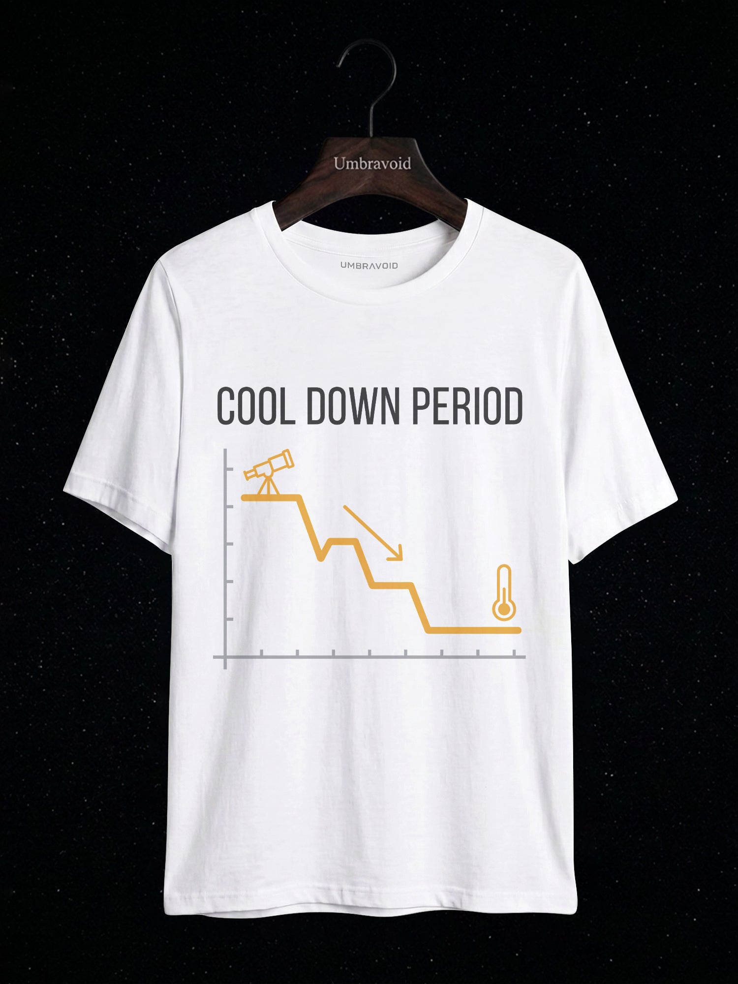 Cool Down Period astronomy t-shirt | Umbra Void