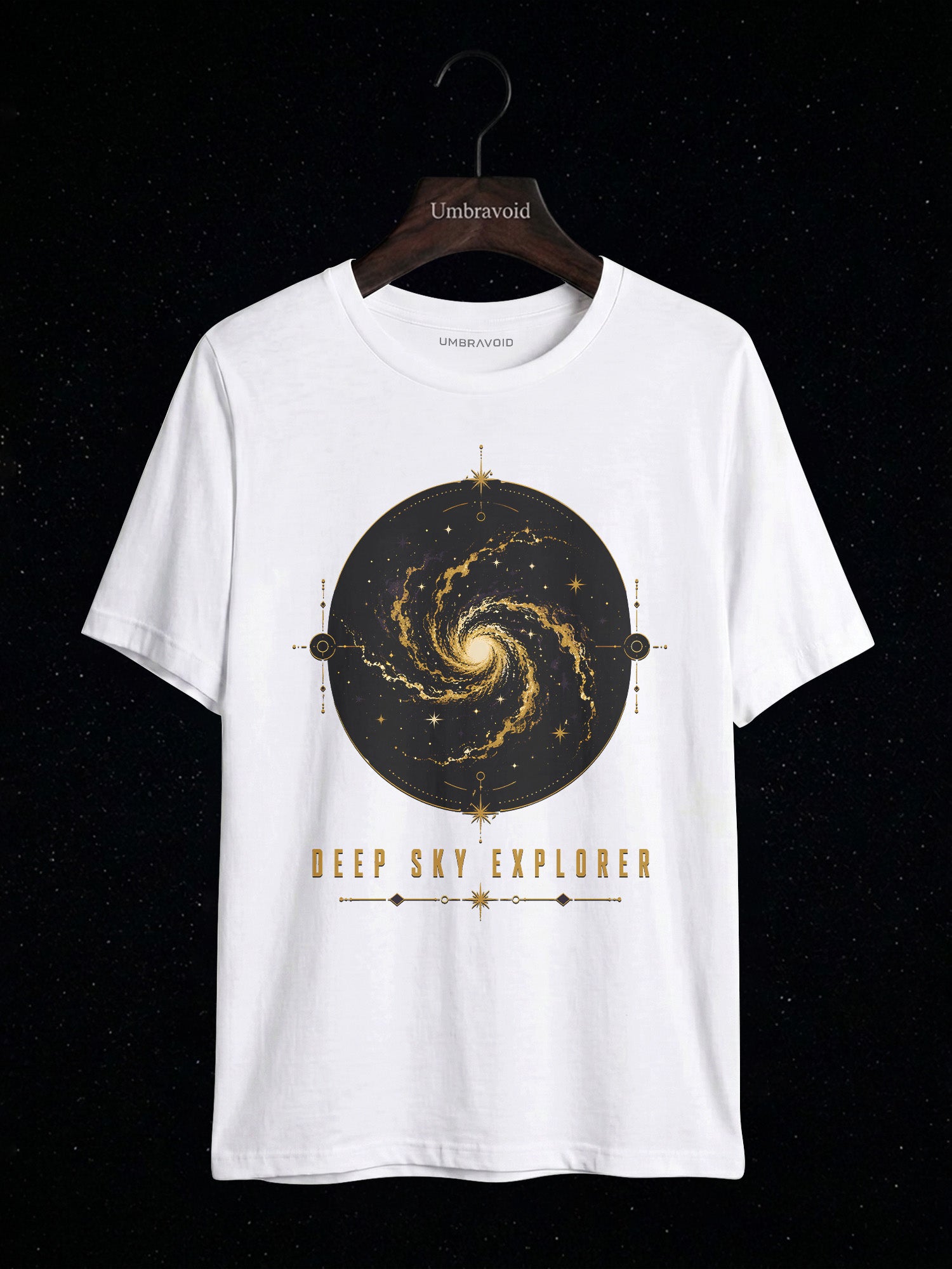 Deep Sky Explorer astronomy t-shirt | Umbra Void