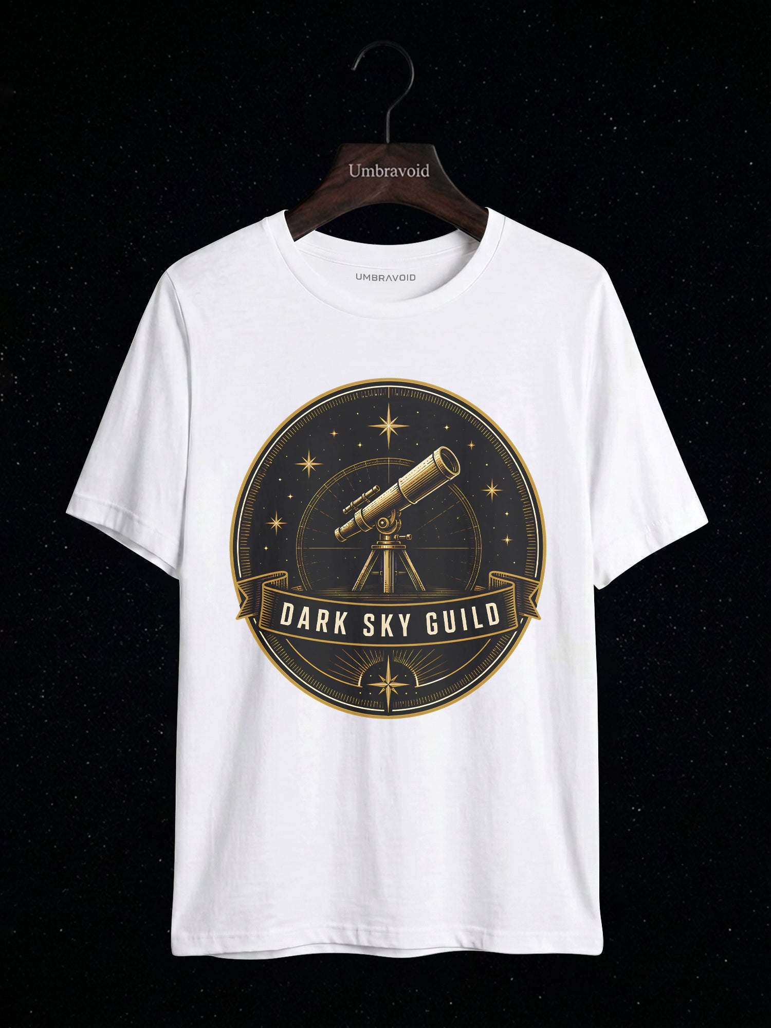 Dark Sky Guild astronomy t-shirt | Umbra Void